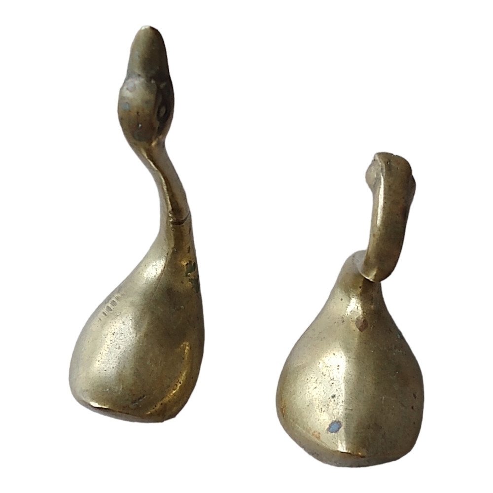 Pair of Brass Geese - Picture 3 of 12
